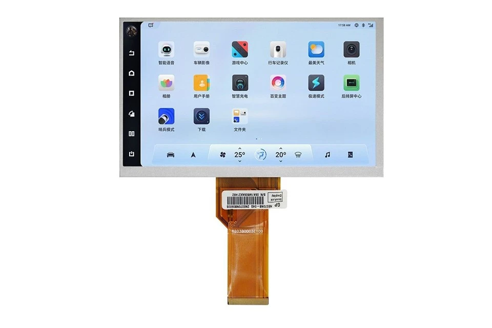 Pòtatif mèt TFT LCD modil